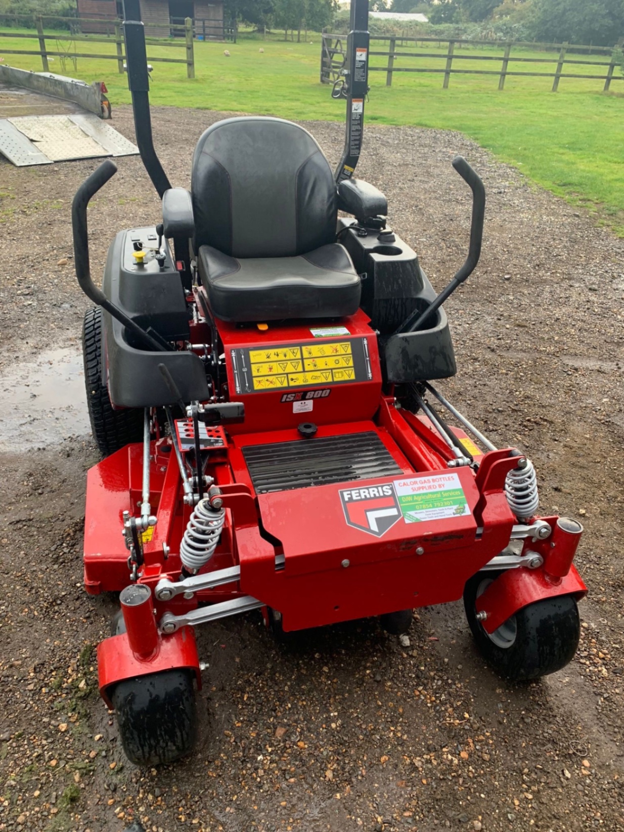 Ferris ISX 800 zero-turn mower serviced by DJW